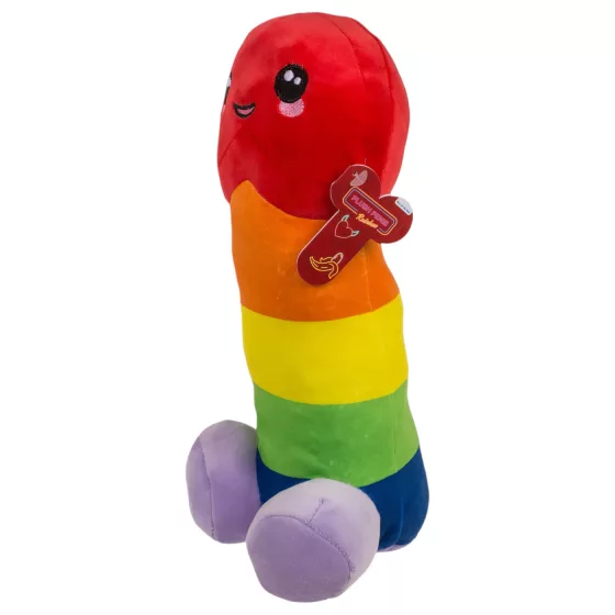 Plyšový pindík - 30 cm (duhový)