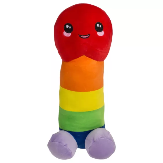 Plyšový pindík - 30 cm (duhový)