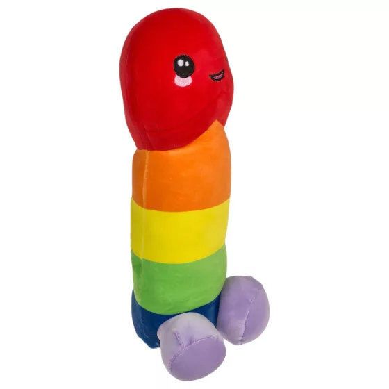Plyšový pindík - 30 cm (duhový)