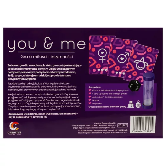 you & me - erotická partnerská hra (polská)