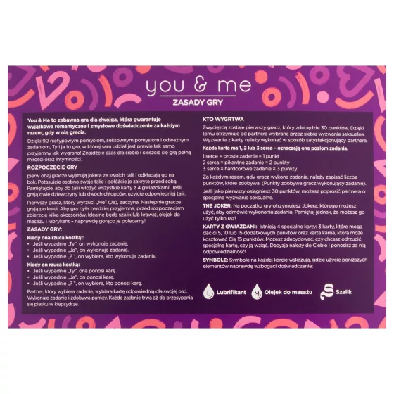 you & me - erotická partnerská hra (polská)
