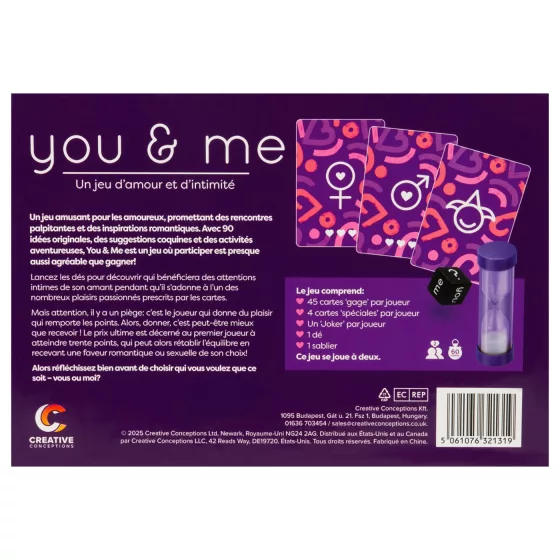 you & me - erotická partnerská hra (francouzská)