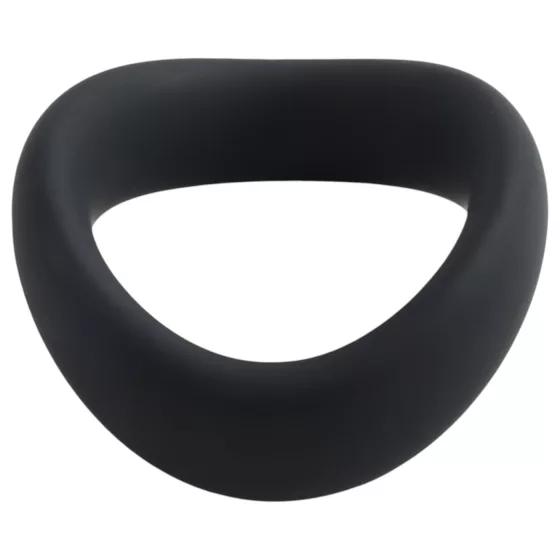 Pulselock Cocktura - kroucený silikonový erekční kroužek (černý) - 47,5 mm