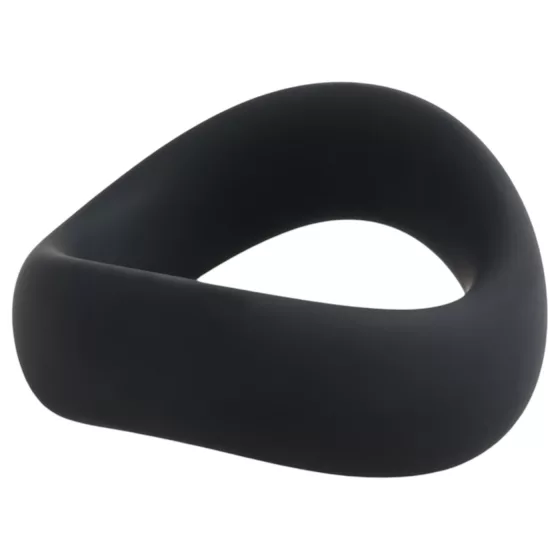 Pulselock Cocktura - kroucený silikonový erekční kroužek (černý) - 47,5 mm