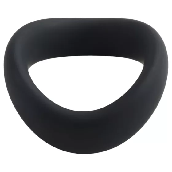 Pulselock Cocktura - kroucený silikonový erekční kroužek (černý) - 50 mm