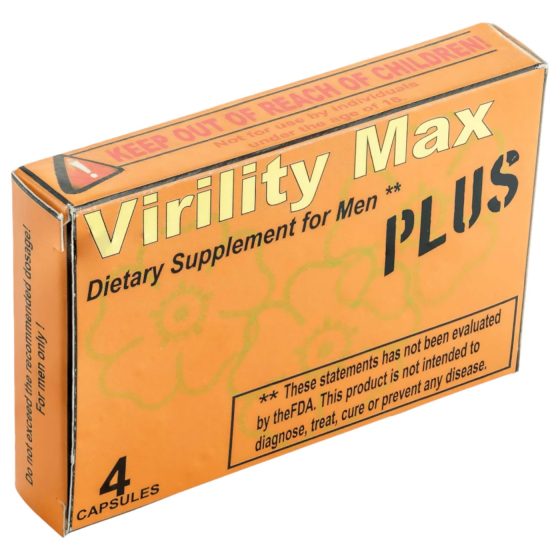 Virility Max Plus - doplněk stravy pro muže, kapsle (4 ks)