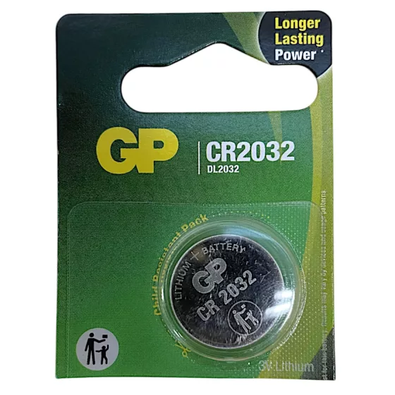 GP knoflíková baterie - CR2032 (1ks)