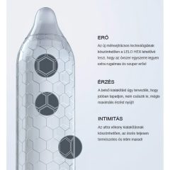 LELO Hex Original - luxusní kondom (1 ks)