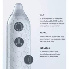 LELO Hex Original - prémiový kondom - 1 ks