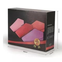   Magic Pillow - sada erotických polštářů - 2 kusy - červená