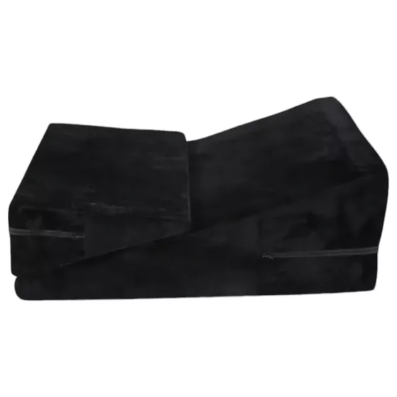 Desirel Magic Pillow klínový sex polštář sada - malý + velký (černý)