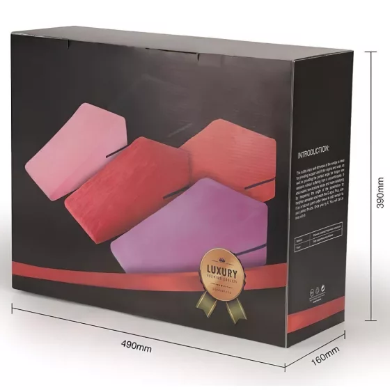Desirel Magic Pillow - klínový sex polštář - velký (černý)