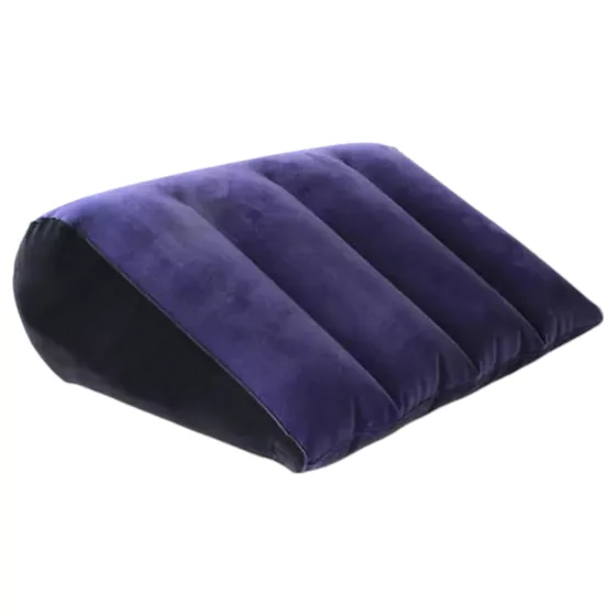 Desirel Magic Pillow - Nafukovací sexuální polštář - klínovitý (fialový)