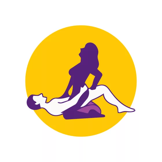 Desirel Magic Pillow - nafukovací klínový sex polštář (tmavě fialový)
