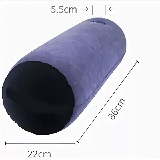 Desirel Magic Pillow - nafukovací sexuální polštář - válcový (fialový)