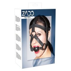 ZADO - Kožené nástroje a roubík (černý)