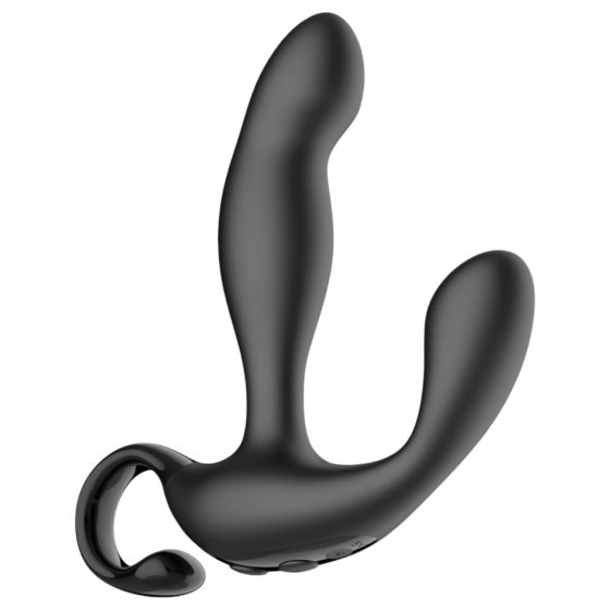 Funny Me Finger Wiggle - rádiový anální vibrátor (černý)