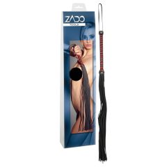 ZADO - dlouhý kožený bič (černý)