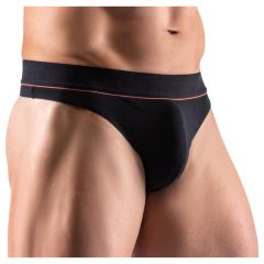   Svenjoyment - eco-bavlněné komfortní pánské tanga (černé)
