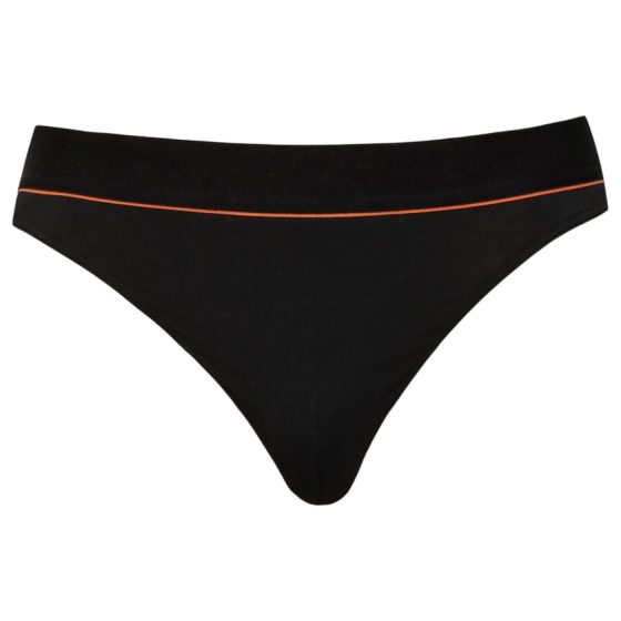 Svenjoyment - eco-bavlněné komfortní pánské tanga (černé)