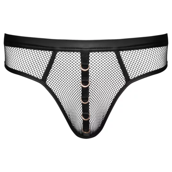 Svenjoyment - pánská síťovaná tanga (černá) - M