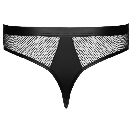 Svenjoyment - pánská síťovaná tanga (černá) - M