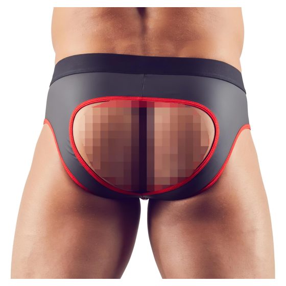 Svenjoyment - otevřený jockstrap (černý)