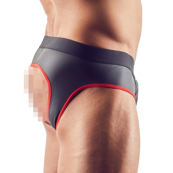 Svenjoyment - otevřený jockstrap (černý)