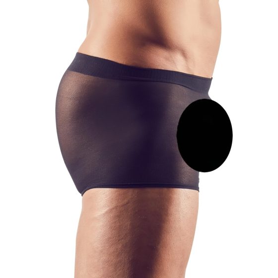 Svenjoyment - průhledný boxer set - černý (2dílný) S-L