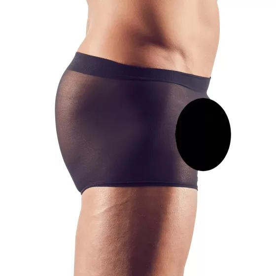 Svenjoyment - 2dílná černá průhledná sada boxerek (S-L)