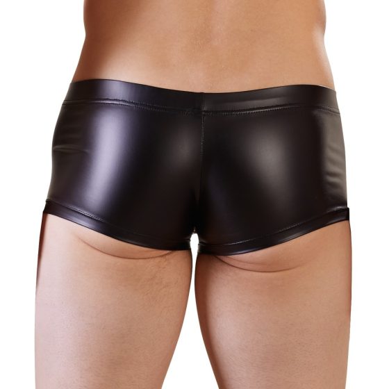 / NEK - lesklé krátké boxerky (černé)