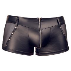 Svenjoyment - Průhledné boxerky s bočním zipem (černé)