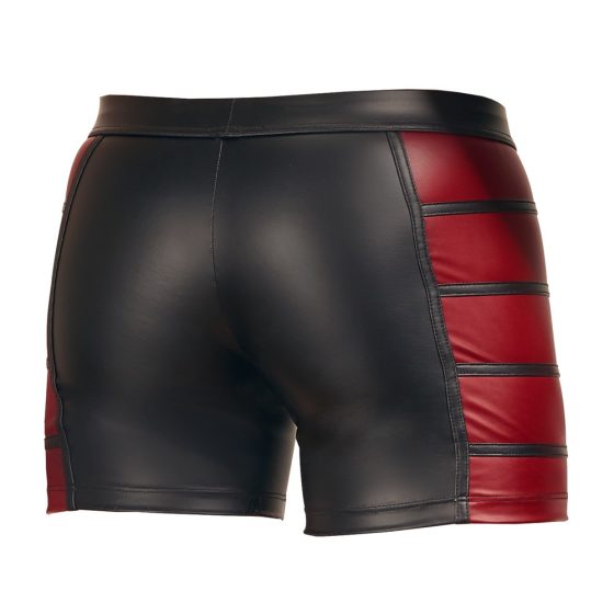 NEK - Červené boxerky s bočním zipem (černé)