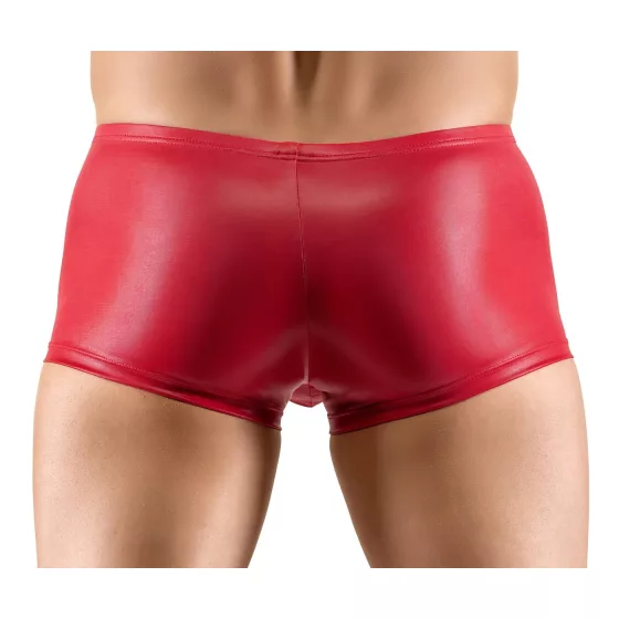 Svenjoyment - pánské push-up boxerky - lesklé - červené - L