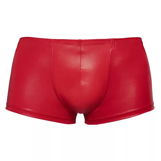 Svenjoyment - pánské push-up boxerky - lesklé - červené - 2XL
