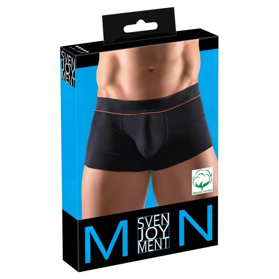 Svenjoyment - Ekologické Bavlněné Komfortní Boxerky (černé)