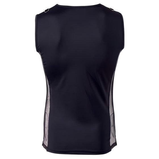 Svenjoyment - pánské krajkové tílko - černá - L