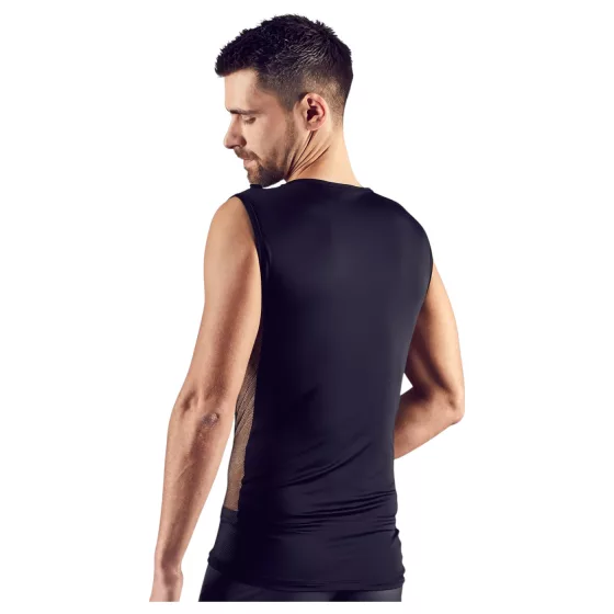 Svenjoyment - jednostranně šněrovací pánský top (černý) - XL