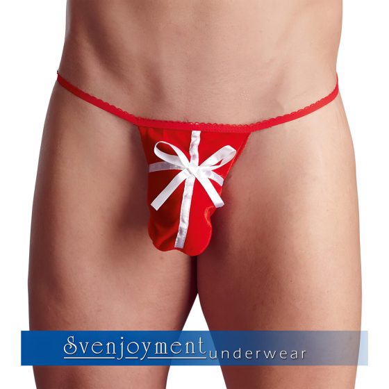 Dárková tanga pro muže - červená (S-L)