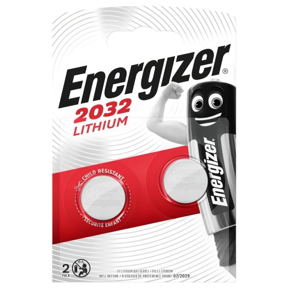 Energizer knoflíková baterie - CR2032 (balení 2 ks)
