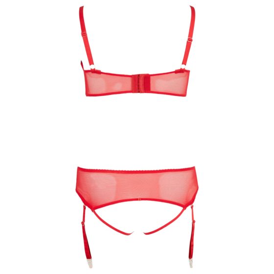 / Cottelli Plus Size - variabilní duo spodního prádla (červené)