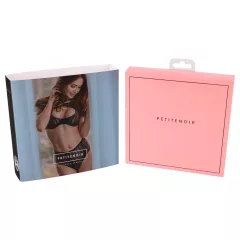 Petite Noir Exclusive - pruhovaná podprsenka set (černá)