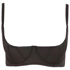 Cottelli Plus Size - podprsenka s kosticemi - černá