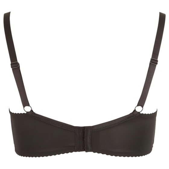 Cottelli Plus Size - podprsenka s kosticemi - černá - 95D