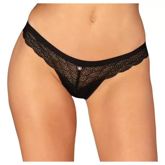 Obsessive - dámská tanga - sexy střih - černá