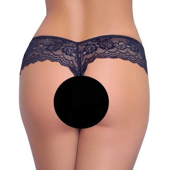 Cottelli - svůdné krajkové tanga (černé)