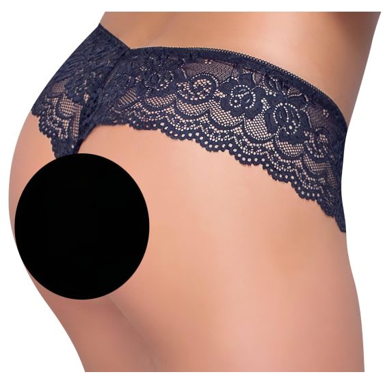 Cottelli - svůdné krajkové tanga (černé)