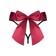 Obsessive - dámská tanga s mašlí - červená