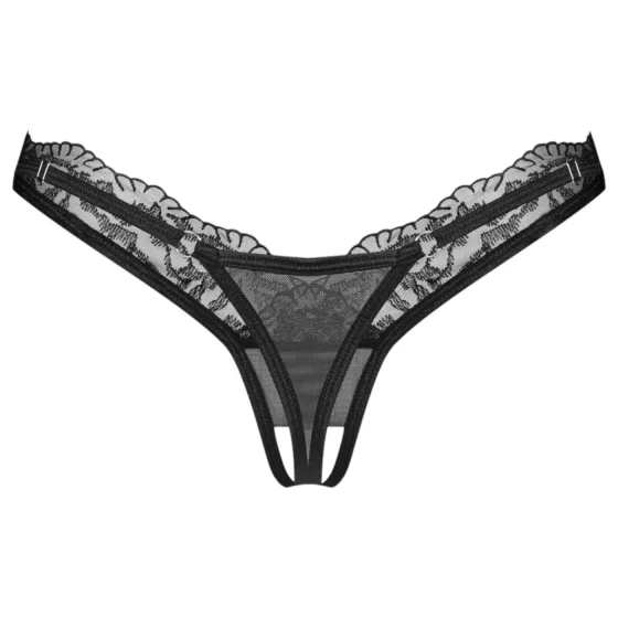 Obsessive - dámské tanga - průhledná krajka - černá