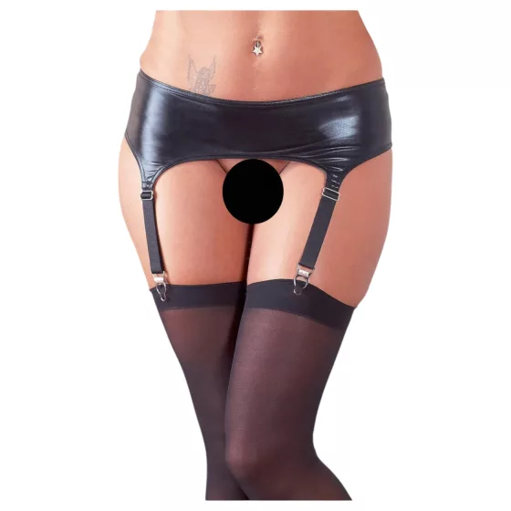 NO:XQSE - Podvazková sada s lesklým efektem - M